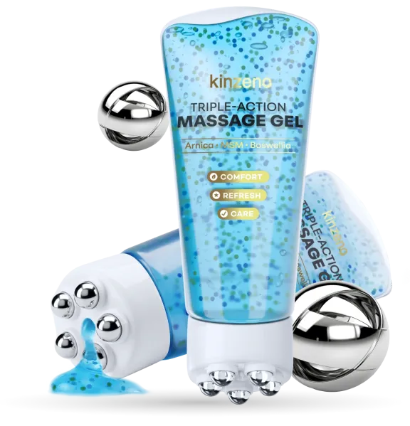 Kinzeno Magnetic Gel Roller and Massage Gel tube